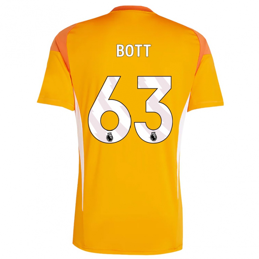 גברים כדורגל ארון צ׳ארלי בוט #63 כתום לבן חולצת שוער 2025/26