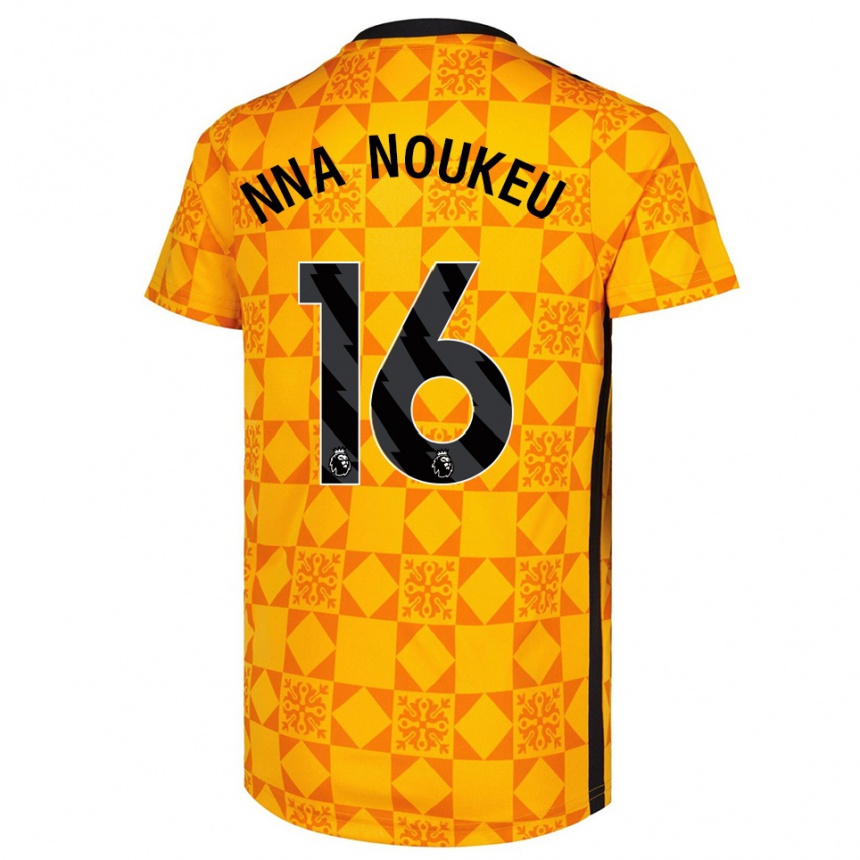 גברים כדורגל בלונדי ננה נוקו #16 צהוב שחור חולצת שוער 2025/26