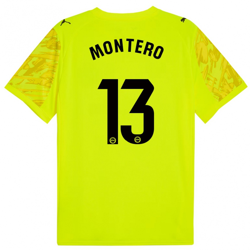 גברים כדורגל רובן מונטרו פרננדס #13 צהוב שחור חולצת שוער 2025/26