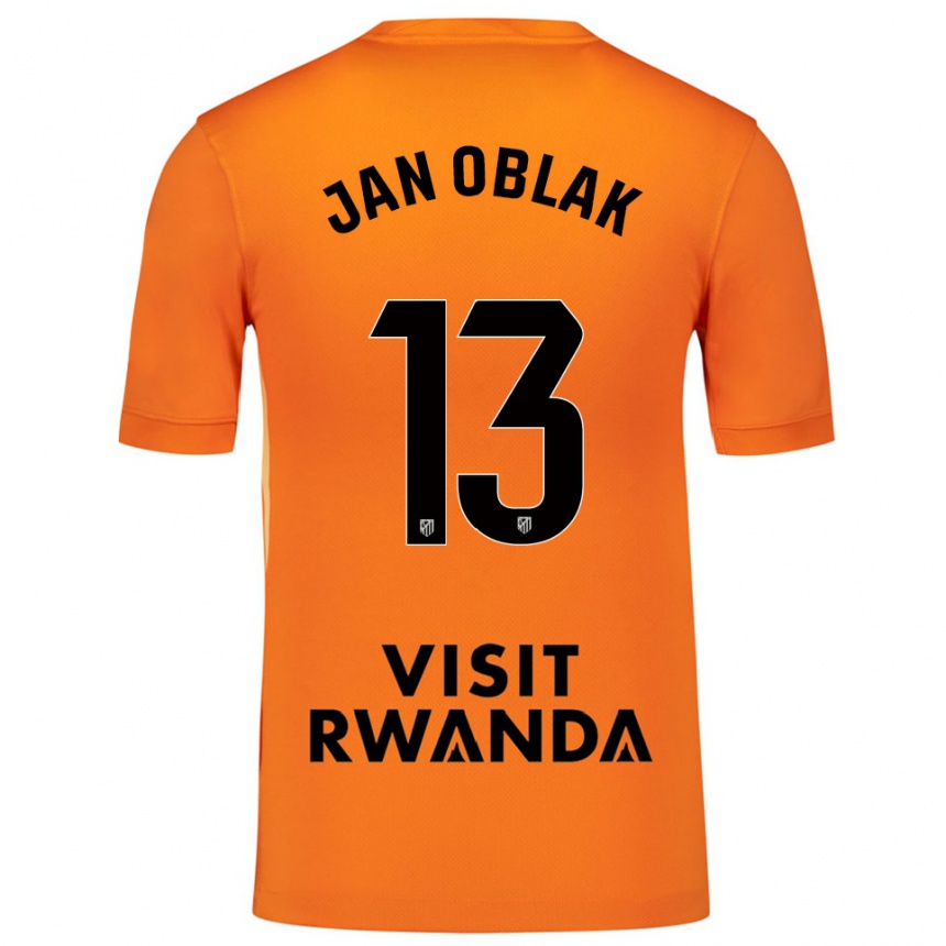 גברים כדורגל יאן אובלק #13 כתום שחור חולצת שוער 2025/26