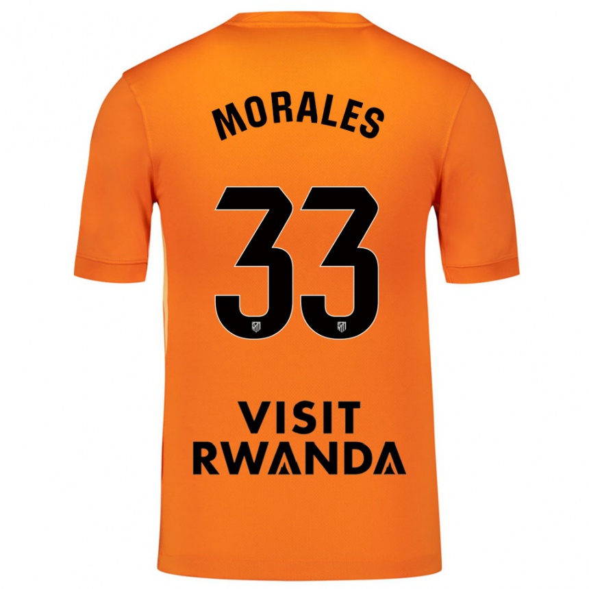 גברים כדורגל לואיסמי מוראלס #33 כתום שחור חולצת שוער 2025/26