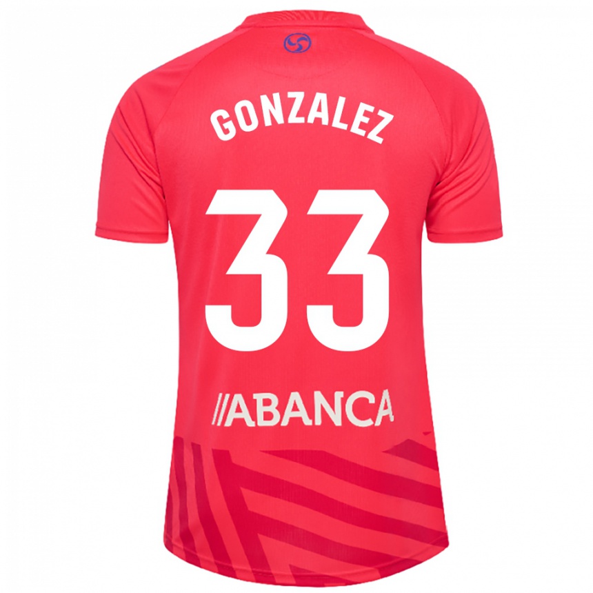 גברים כדורגל מרקוס גונזאלס #33 אדום לבן חולצת שוער 2025/26