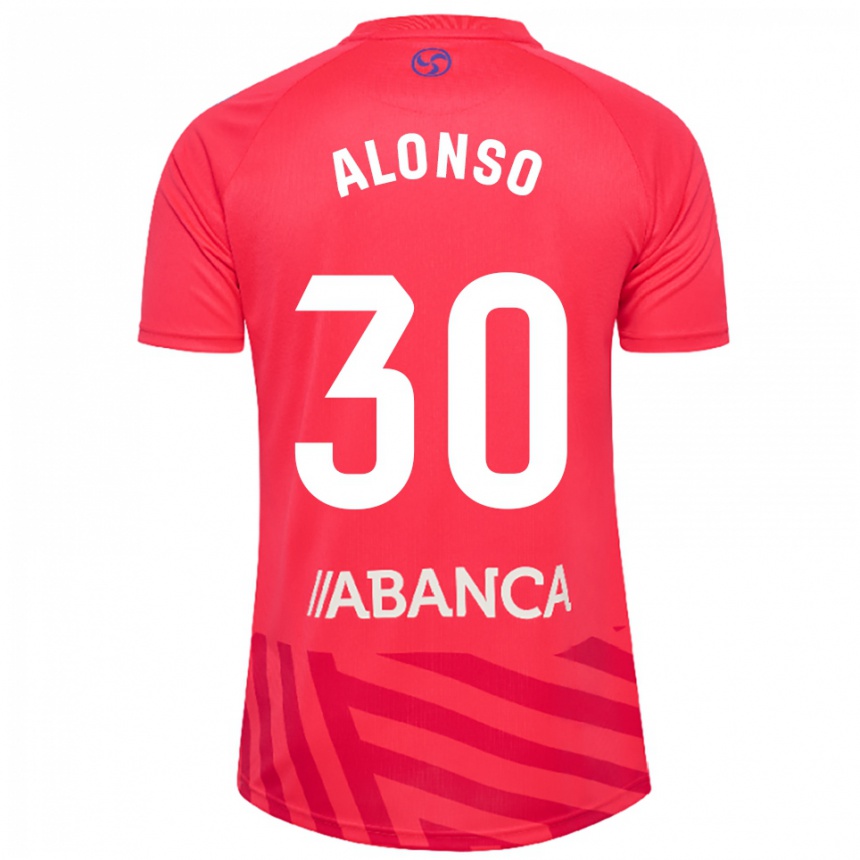 גברים כדורגל Adriana Alonso #30 אדום לבן חולצת שוער 2025/26