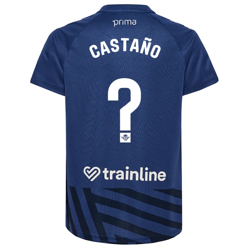 גברים כדורגל Jesús Castaño #0 כחול מלכותי לבן חולצת שוער 2025/26