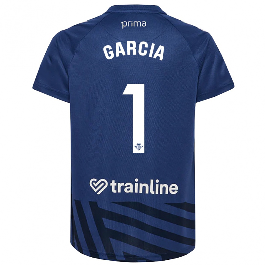 גברים כדורגל גרמן גרסיה #1 כחול מלכותי לבן חולצת שוער 2025/26