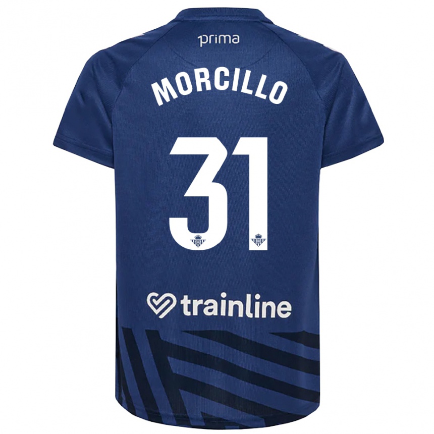 גברים כדורגל Ana Morcillo #31 כחול מלכותי לבן חולצת שוער 2025/26