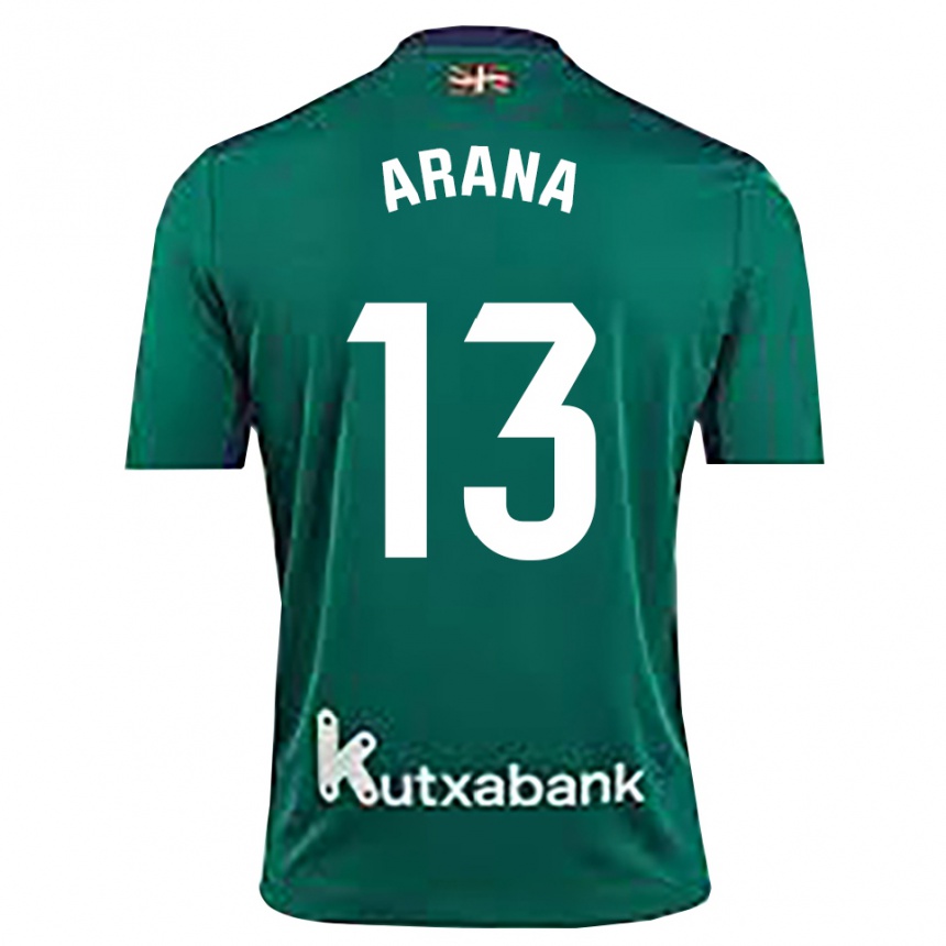 גברים כדורגל Egoitz Arana #13 כחול נייבי ירוק חולצת שוער 2025/26