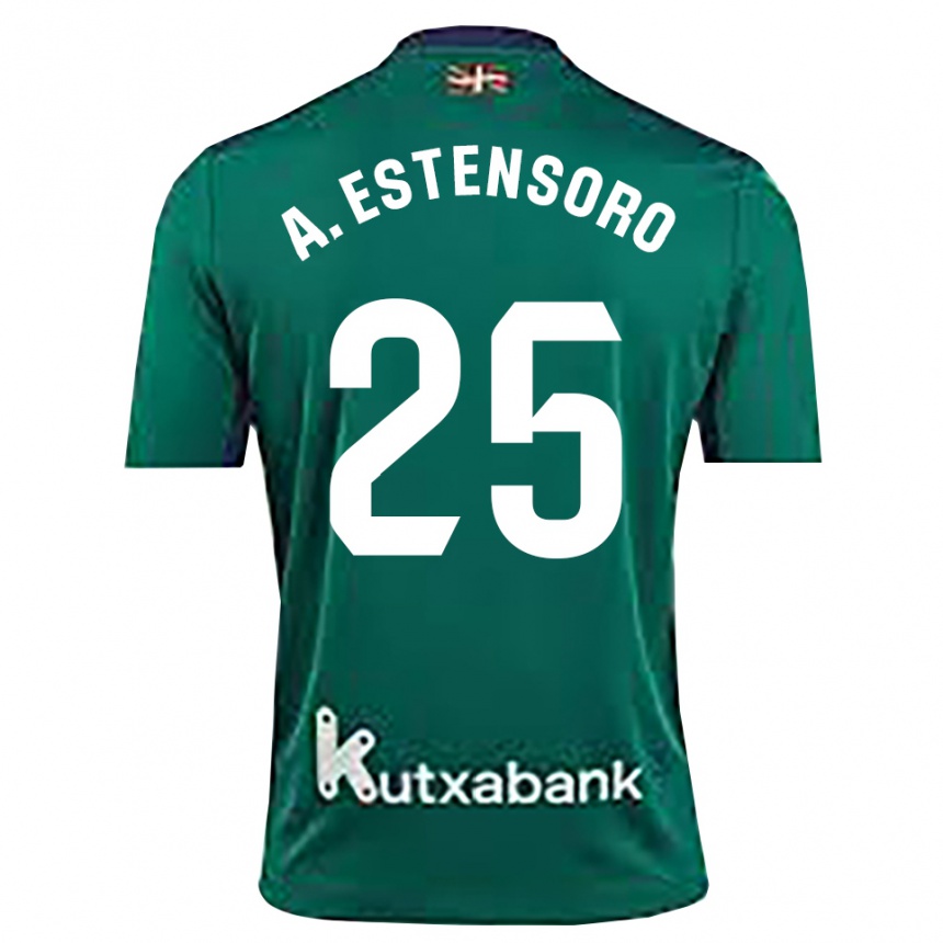 גברים כדורגל Alazne Estensoro #25 כחול נייבי ירוק חולצת שוער 2025/26