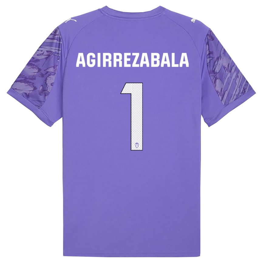 גברים כדורגל יולן אגירסבאלה #1 לבנדר לבן חולצת שוער 2025/26