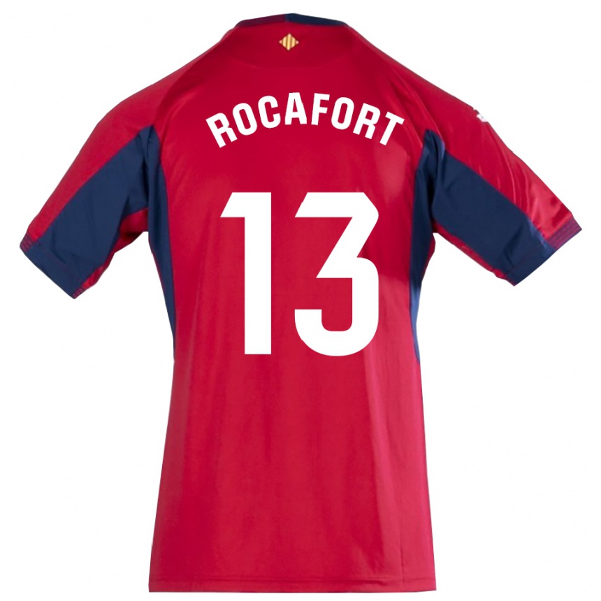 גברים כדורגל Rodrigo Rocafort #13 כחול מלכותי אדום חולצת שוער 2025/26