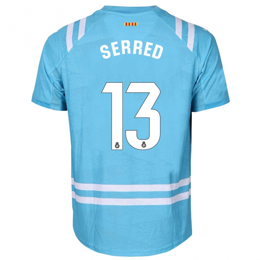גברים כדורגל Llorenç Serred #13 כחול בהיר לבן חולצת שוער 2025/26