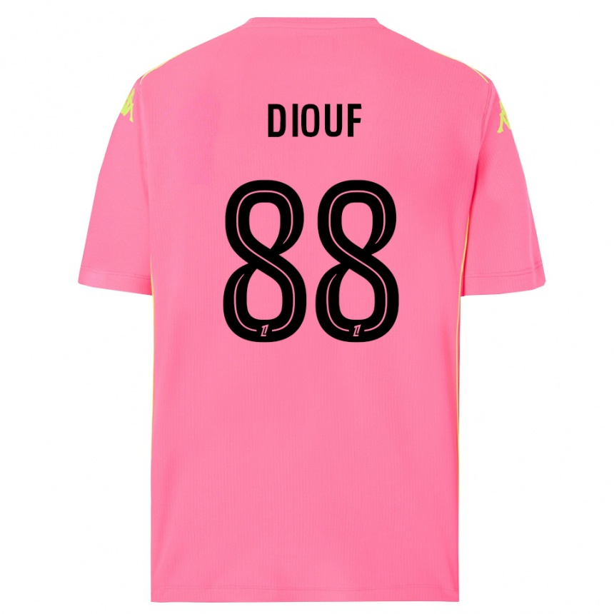 גברים כדורגל יהבאן דיוף #88 ורוד לוהט שחור חולצת שוער 2025/26