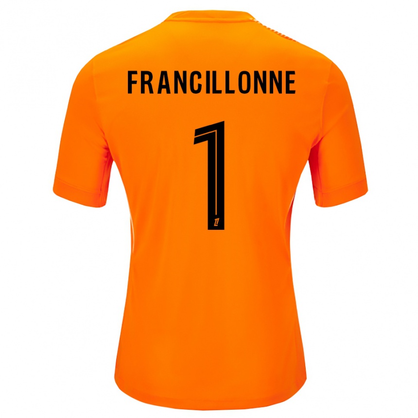 גברים כדורגל Bryan Francillonne #1 כתום שחור חולצת שוער 2025/26