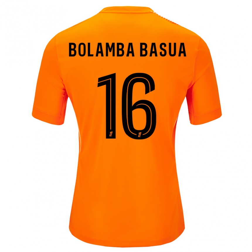 גברים כדורגל Kévin Bolamba Basua #16 כתום שחור חולצת שוער 2025/26