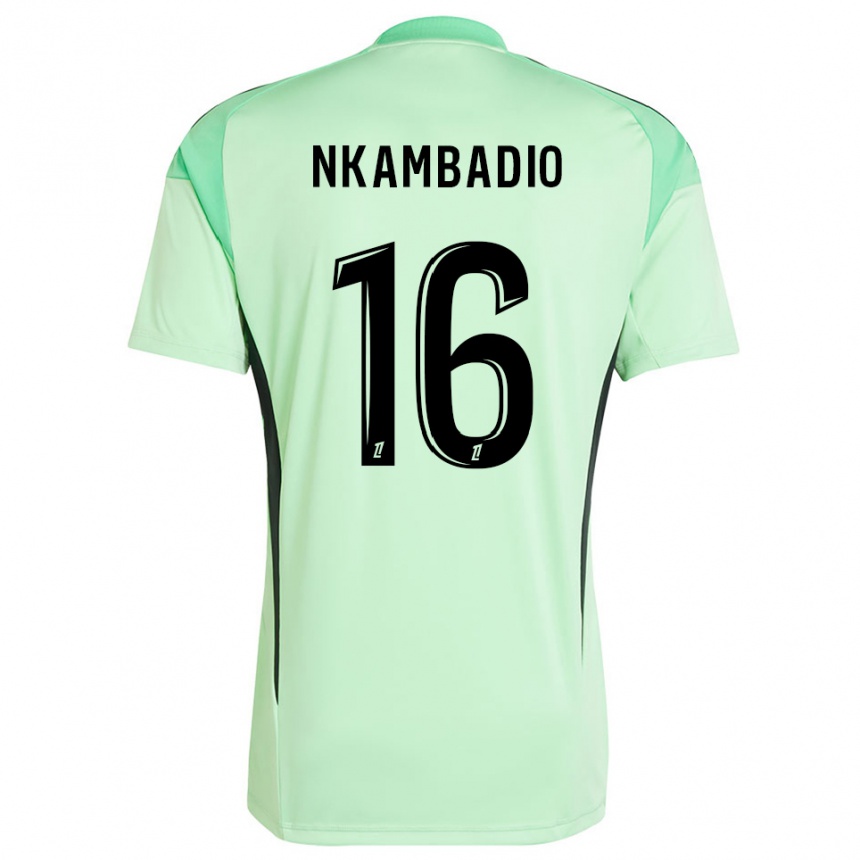 גברים כדורגל עובד אנקאמבאדיו #16 ירוק בהיר שחור חולצת שוער 2025/26