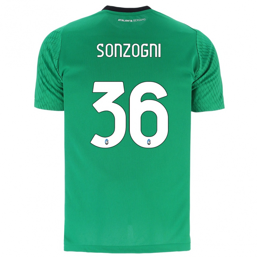 גברים כדורגל מתיה סונצוגני #36 ירוק אזמרגד חולצת שוער 2025/26