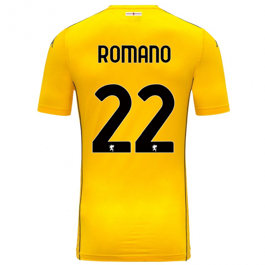 גברים כדורגל Andrew Romano #22 צהוב כהה שחור חולצת שוער 2025/26