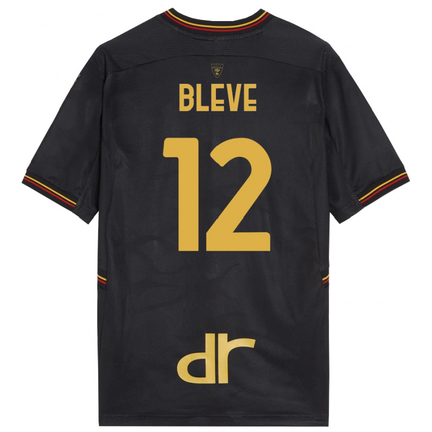 גברים כדורגל Daniele Bleve #12 שחור חום חולצת שוער 2025/26