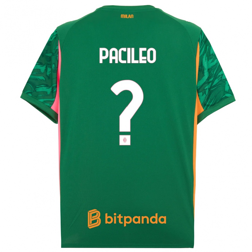 גברים כדורגל Alessandro Pacileo #0 ורוד כתום ירוק חולצת שוער 2025/26