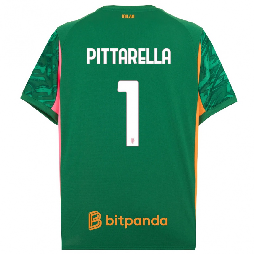 גברים כדורגל Matteo Pittarella #1 ורוד כתום ירוק חולצת שוער 2025/26