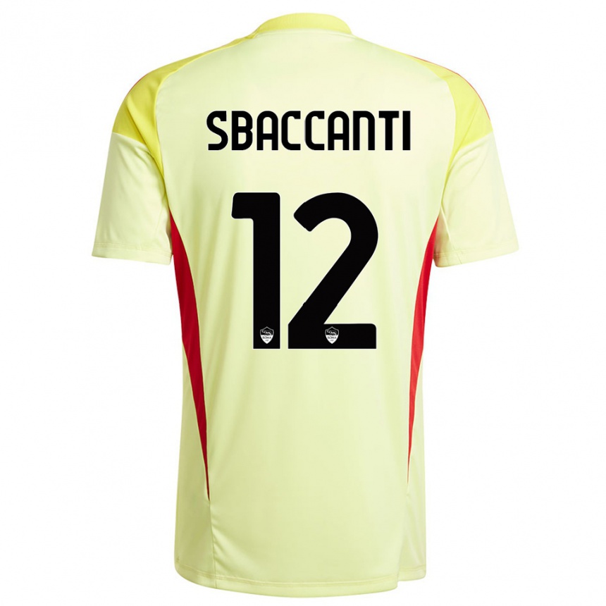 גברים כדורגל Christian Sbaccanti #12 כתום צהוב בהיר חולצת שוער 2025/26