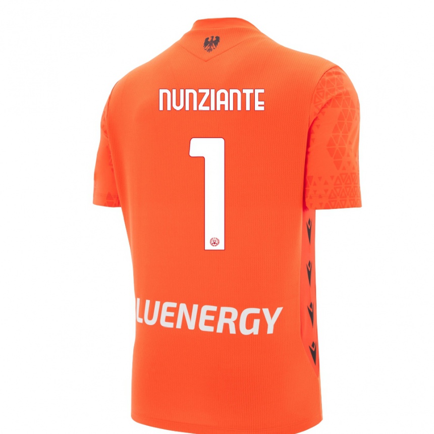 גברים כדורגל אלסנדרו נונציאנטה #1 שחור אדום כתום חולצת שוער 2025/26