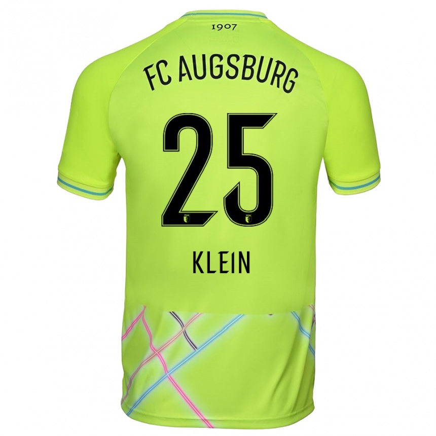 גברים כדורגל Daniel Klein #25 צהוב ירוק שחור חולצת שוער 2025/26