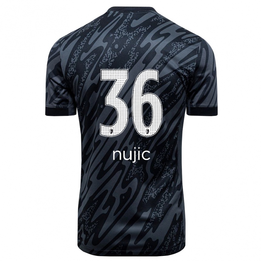 גברים כדורגל לוקה אנטוניו נוייץ׳ #36 שחור לבן חולצת שוער 2025/26