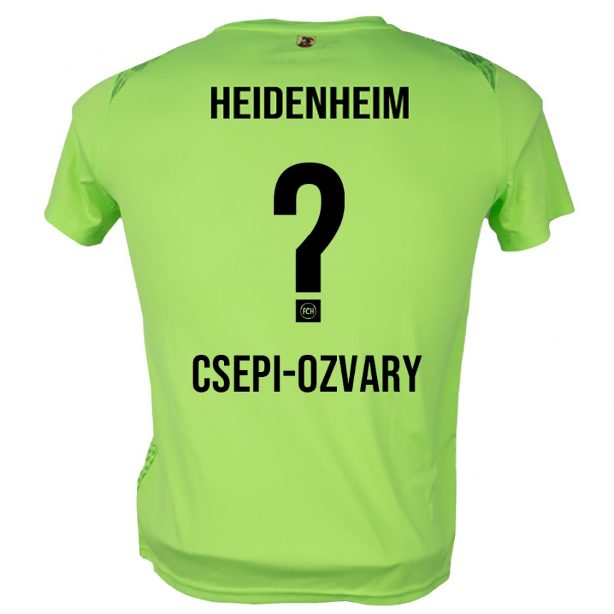 גברים כדורגל Marcell Csepi-Ozvary #0 ירוק בהיר חולצת שוער 2025/26