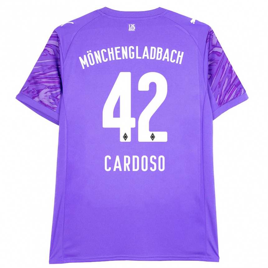 גברים כדורגל טיאגו פריירה קרדוסו #42 לבן לילך חולצת שוער 2025/26