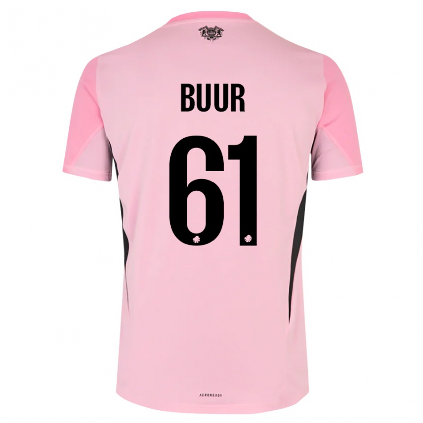 גברים כדורגל אוסקר בואר #61 שחור ורוד חולצת שוער 2025/26