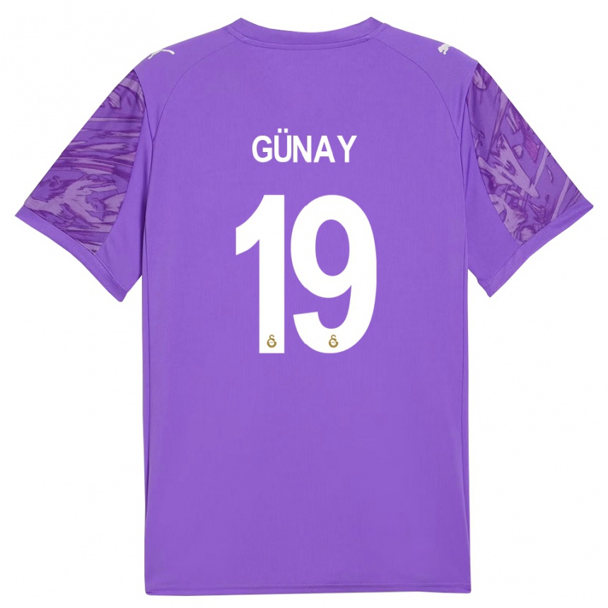 גברים כדורגל גונאי גובנץ׳ #19 לבן סגול חולצת שוער 2025/26