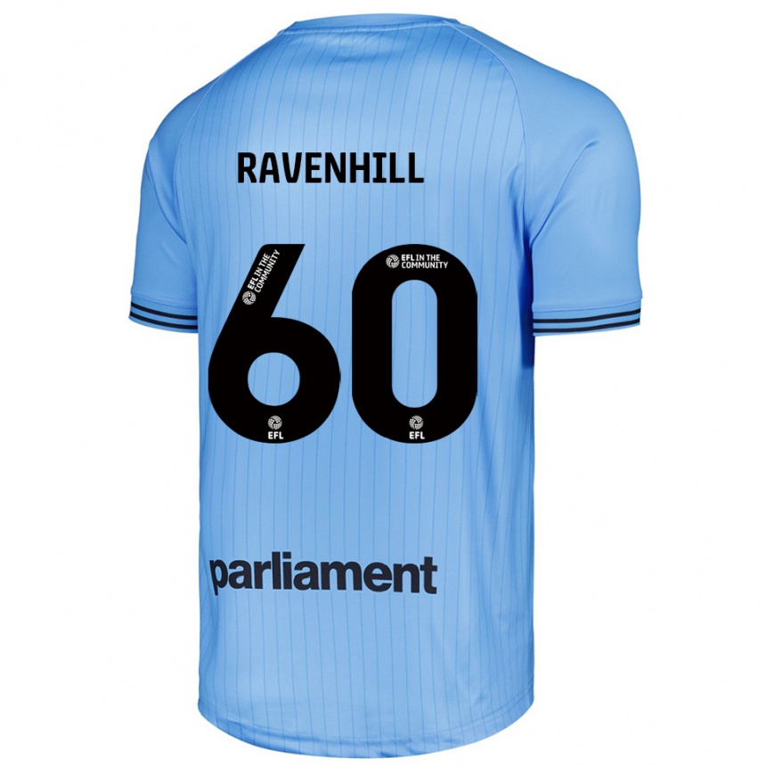 נשים כדורגל Rogan Ravenhill #60 כחול שמיים בהיר חולצת שוער 2025/26