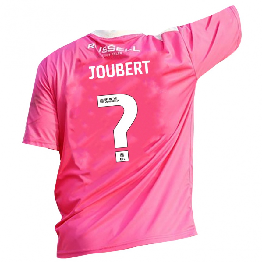 נשים כדורגל Lucas Joubert #0 ורוד רוז חולצת שוער 2025/26