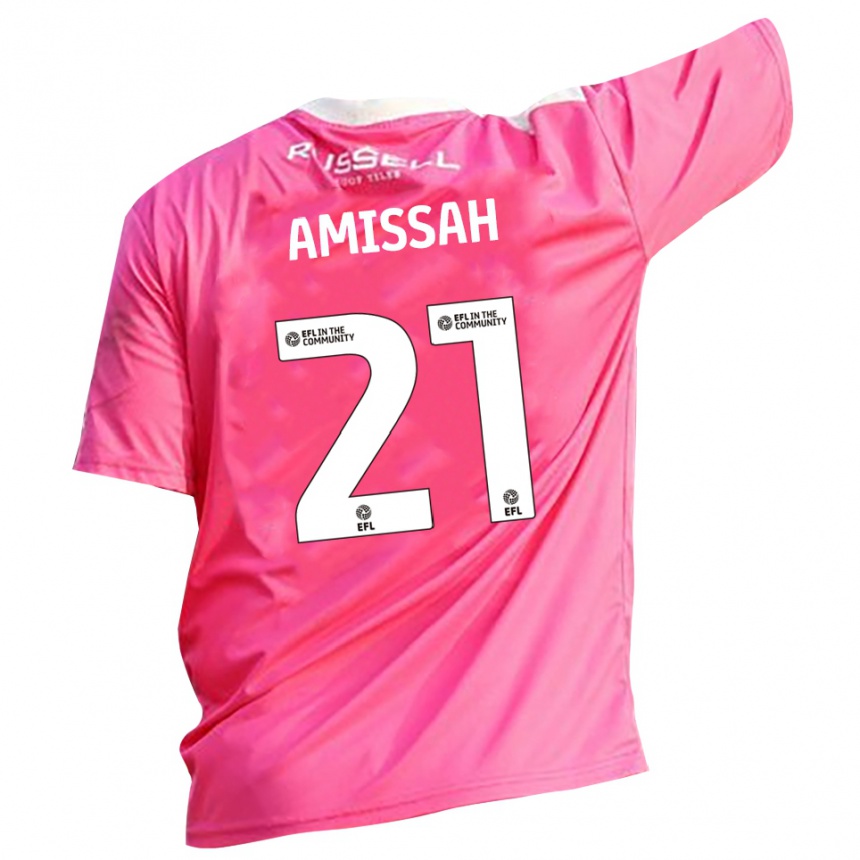 נשים כדורגל יורדן אמיסה #21 ורוד רוז חולצת שוער 2025/26