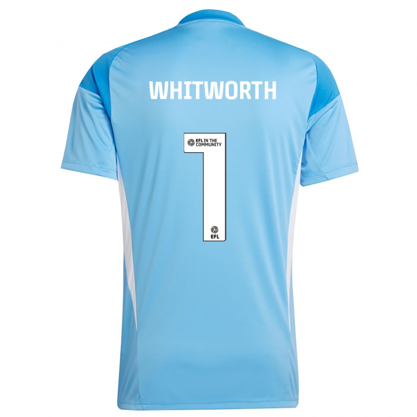 נשים כדורגל ג'ו ויטוורת׳ #1 כחול שמיים חולצת שוער 2025/26