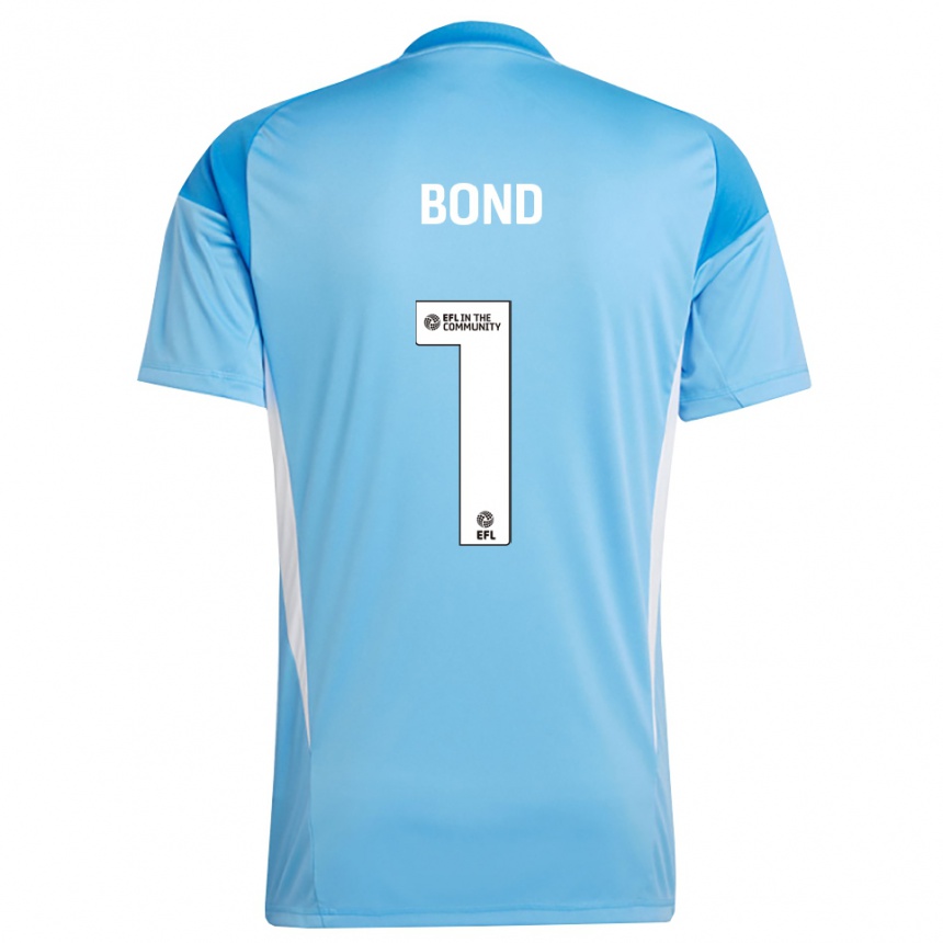 נשים כדורגל Abbi Bond #1 כחול שמיים חולצת שוער 2025/26