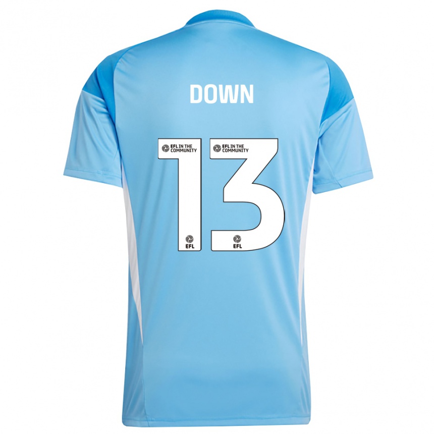 נשים כדורגל Sam Down #13 כחול שמיים חולצת שוער 2025/26