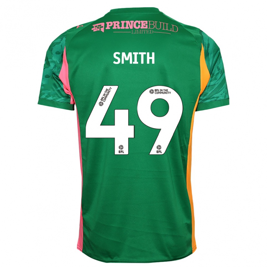 נשים כדורגל באסטיאן סמית׳ #49 ירוק ורוד חולצת שוער 2025/26