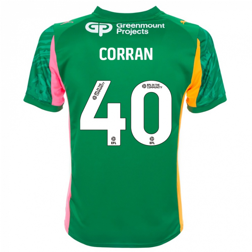 נשים כדורגל מת׳יו קוראן #40 ירוק ורוד כתום חולצת שוער 2025/26