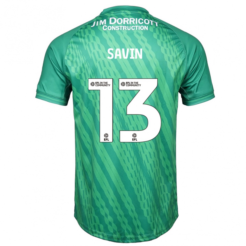 נשים כדורגל טובי סאווין #13 ירוק טורקיז חולצת שוער 2025/26