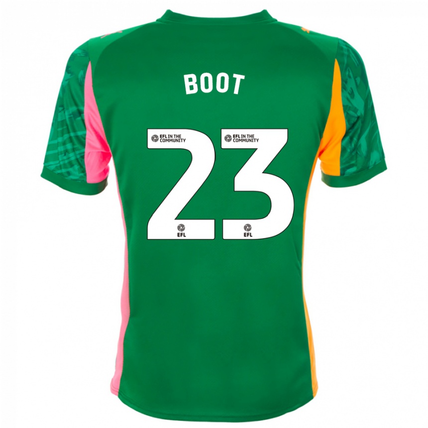 נשים כדורגל Ryan Boot #23 ירוק ורוד כתום חולצת שוער 2025/26