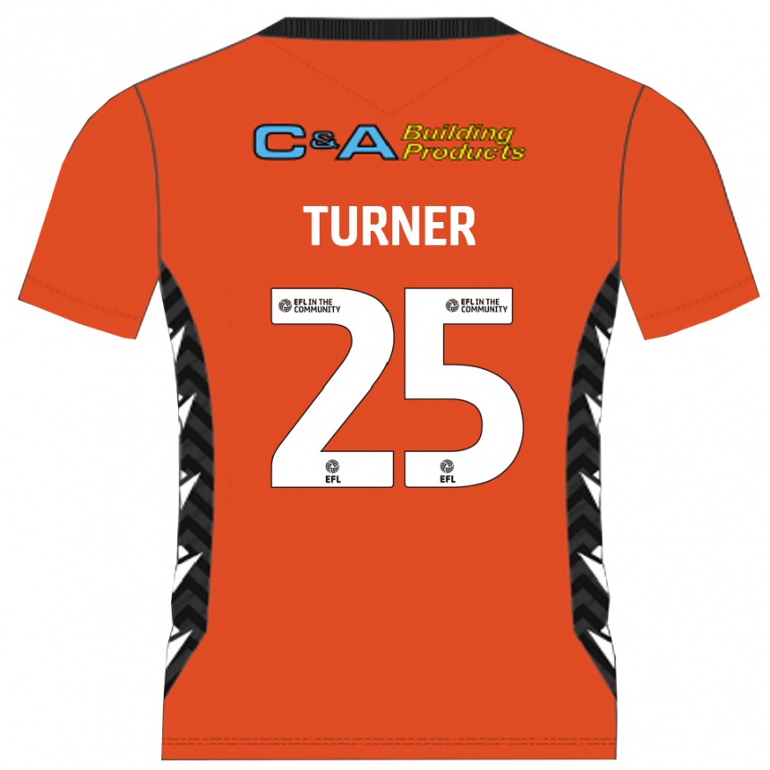 נשים כדורגל Jake Turner #25 שחור כתום חולצת שוער 2025/26