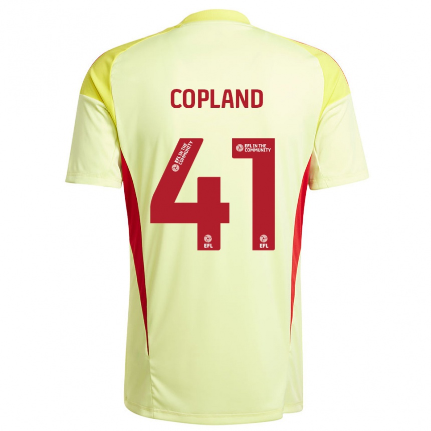 נשים כדורגל Jack Copland #41 צהוב חיוור חולצת שוער 2025/26