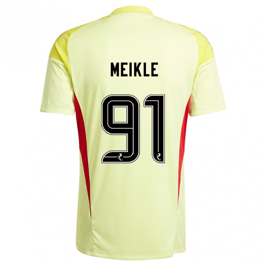 נשים כדורגל ג׳יימי מייקל #91 אדום צהוב חולצת שוער 2025/26