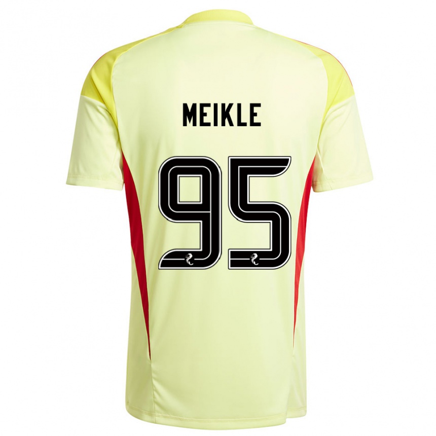 נשים כדורגל Corey Shaw #95 אדום צהוב חולצת שוער 2025/26