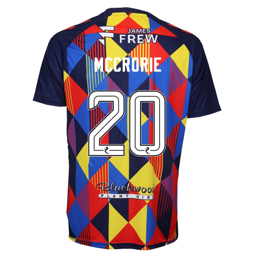 נשים כדורגל רובי מקרורי #20 אדום כחול מלכותי חולצת שוער 2025/26