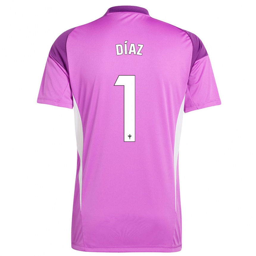 נשים כדורגל לוקס דיאס #1 סגול לבן חולצת שוער 2025/26