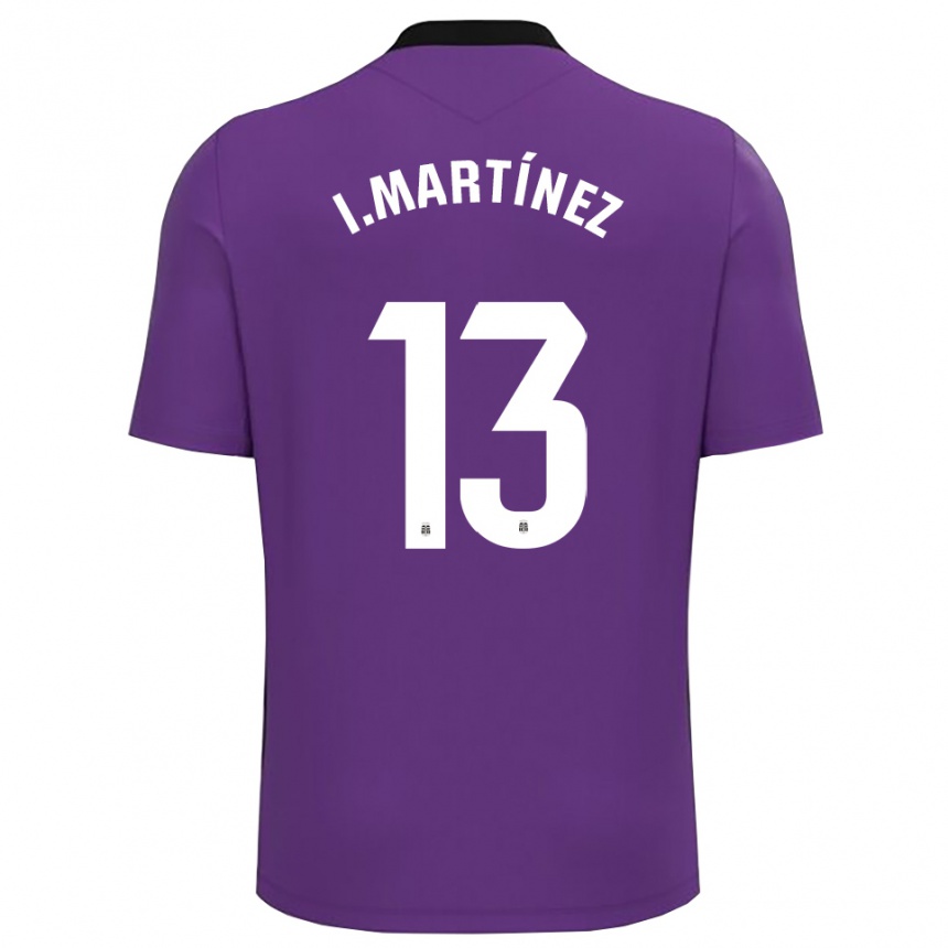 נשים כדורגל Iván Martínez #13 סגול לבן חולצת שוער 2025/26