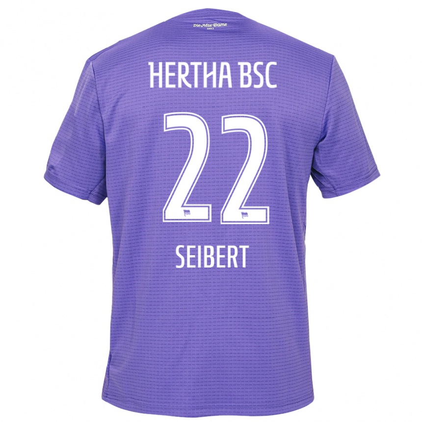 נשים כדורגל Christian Seibert #22 סגול לבן חולצת שוער 2025/26